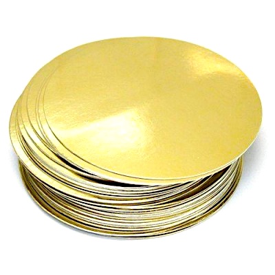 Подложка для торта Золото/Жемчуг 2х сторон. 0.8 мм, Ø 240 мм Подложка для торта Золото/Жемчуг 2х сторон. 0.8 мм, Ø 240 мм