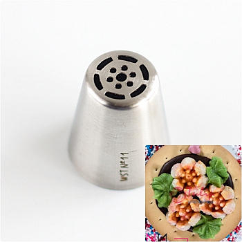 Насадка Тюльпан №11 Нежная | L размер (Russian Tulip Nozzle #11 Tender Six Petals | L size | by Tulip Workshop)