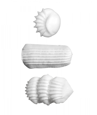 Кондитерская насадка 98 Tulip™ лента с зубчиками ракушка (Shell Basketweave) малая, прорезь 10 мм