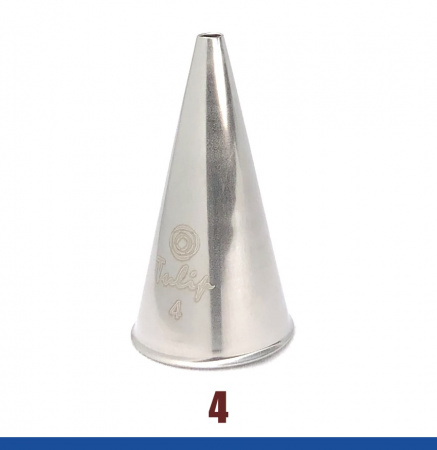 Кондитерская насадка трубочка №4 Tulip™ | Ø 2.4 мм