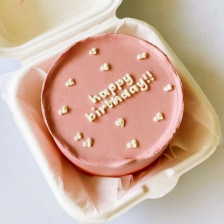 Коробка для бенто торта 12•12•8 см Крафт| БНТ