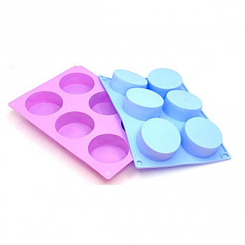 Форма силиконовая ЦИЛИНДР 6 фигур 221*145*20 мм