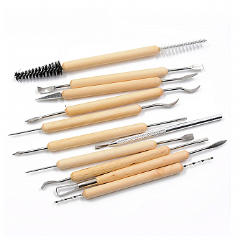 Инструменты для скульптурного моделирования Набор 11 шт