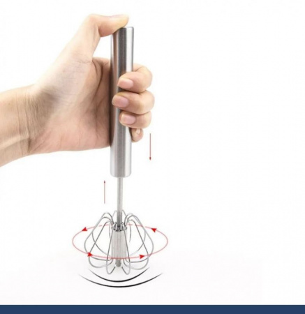 Венчик вращающийся для взбивания размер 25, 30, 35 см