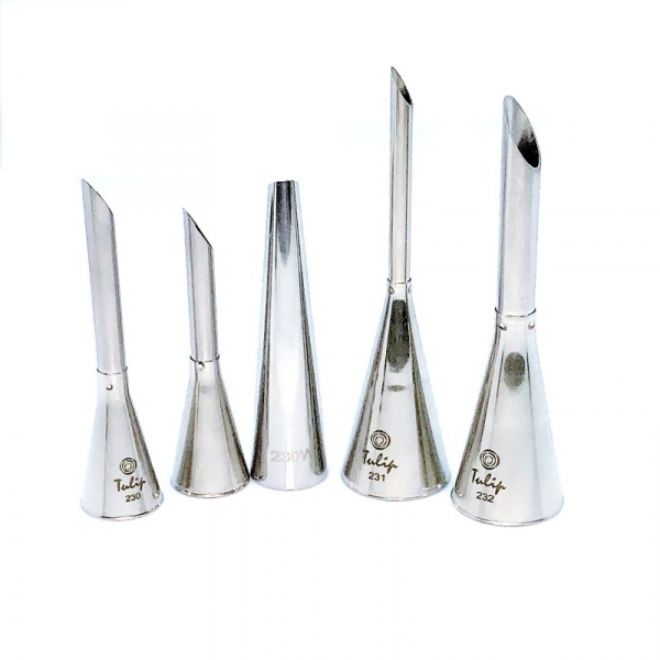 Кондитерские насадки для начинки №230, 231, 232 Tulip™ | Fritter Tube Кондитерские насадки для начинки №230, 231, 232 Tulip™ | Fritter Tube