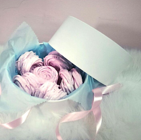 Коробка круглая б/о (шайба) 145•60 мм Белая (крышка+дно)