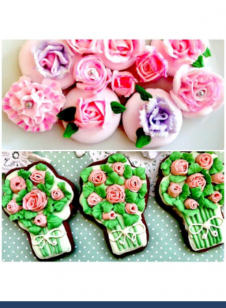 Кондитерская насадка 161 Tulip, Корея, прорезь 9 мм лепесток изогнутый левый