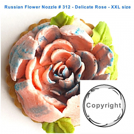 Дополнительный набор для зефирных цветов 5 шт | от Малиновки МК (насадки тюльпан XXL+ размер)