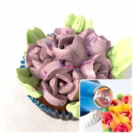 Набор 4 кондитерские насадки - тюльпан одним движением №№ 19,20,21,22 | L размер