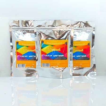 Цветной Сахар Желток посыпка кондитерская 200 гр - 1 кг, 5 кг