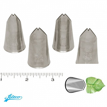 Кондитерская насадка листик №112-115 Ateco | Большой размер