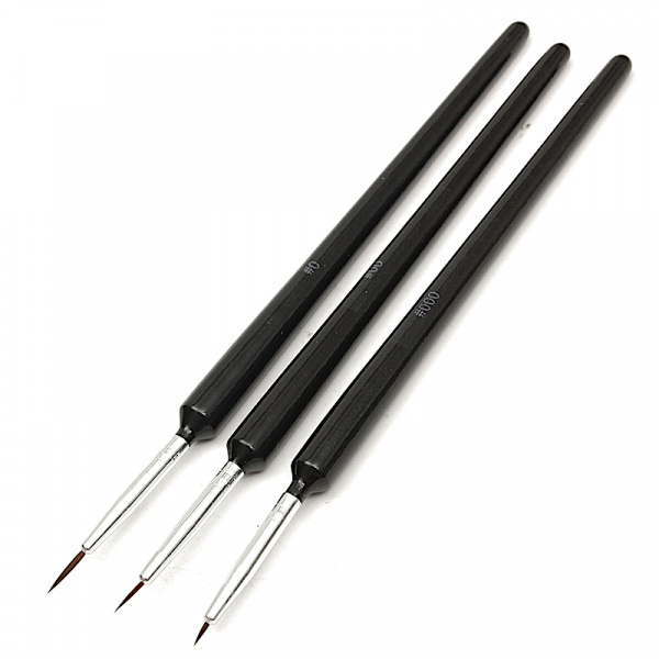 Кондитерские кисточки ультратонкие набор 3 шт Кондитерские кисточки ультратонкие набор 3 шт