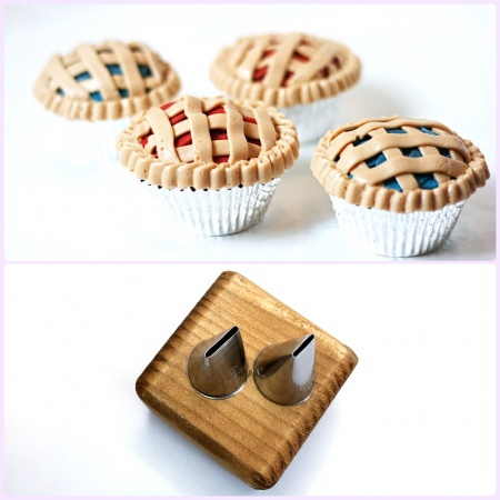 Кондитерская насадка лента №45 Tulip™ (Smooth Basketweave)