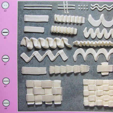 Кондитерская насадка лента зубчики №46, 47, 48, 98 Ateco (Ribbon Basketweave)