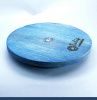 Поворотный столик для торта мини ∅ 14 см деревянный Tulip