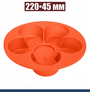 Силиконовая форма для выпечки Цветок 220•45 мм