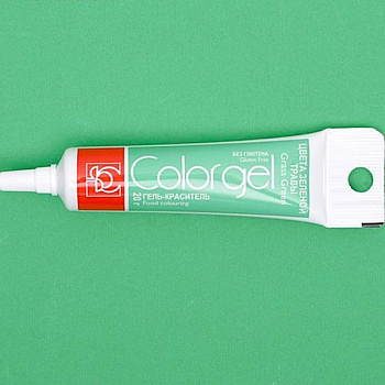 Краситель пищевой гелевый Colorgel: Grass Green (Зелёная Трава) | 20-100 гр